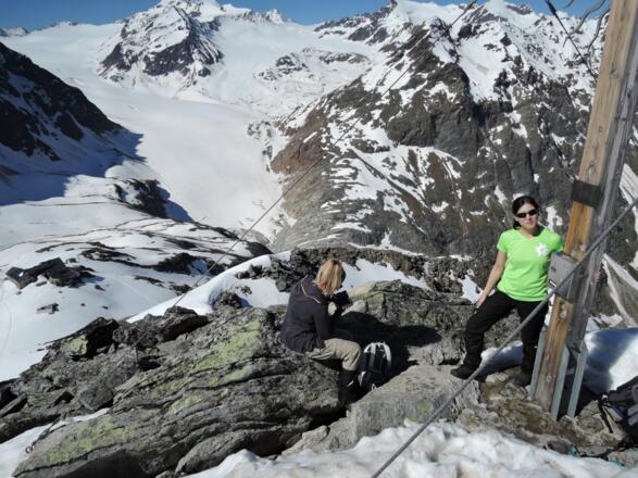 Aussicht vom Karleskopf auf die Wildspitze