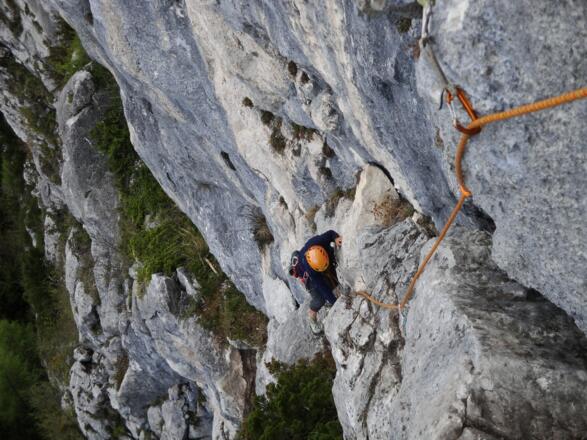 Vorletzte Seillänge