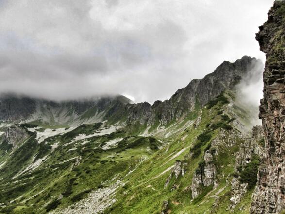 Aussicht vom Knaudachtörl (2.009 m)