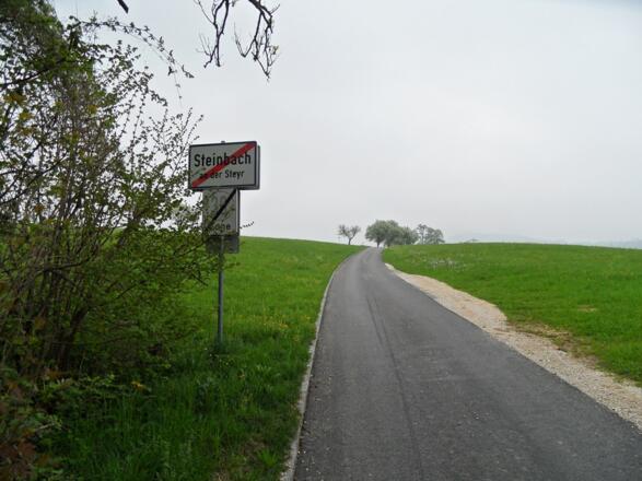 Weg aus Steinbach a. d. Steyr in Richtung Kruckenbrettl.