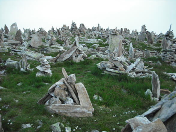 Steinmännle am Petersköpfle.