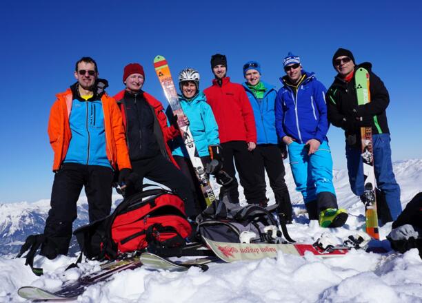 Hubertusjoch - Ende der Tour vor dem Felsgrat