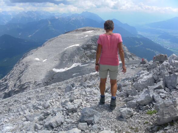 Blick zum Ostgipfel