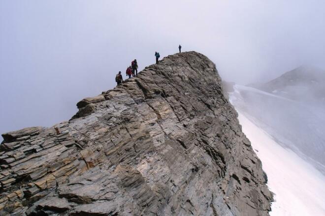Der ausgesetzte Ostgrat