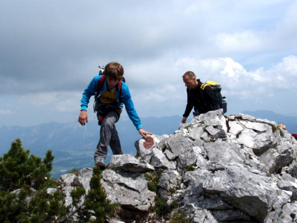 Vor dem Schlussanstieg