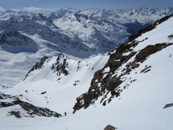 die Rinne überwunden