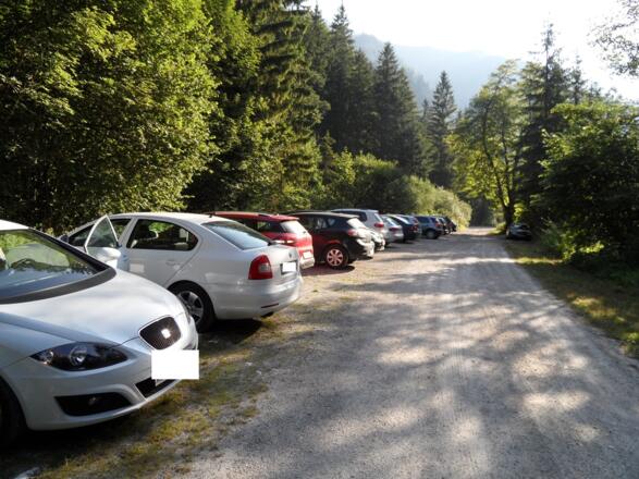 Parkplatz beim Jagdhaus Rettenbach