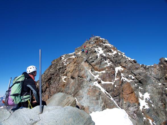 Rückblick vom Kleinglockner 3770m