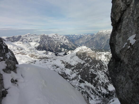 Blick von der Scharte in Richtung Norden