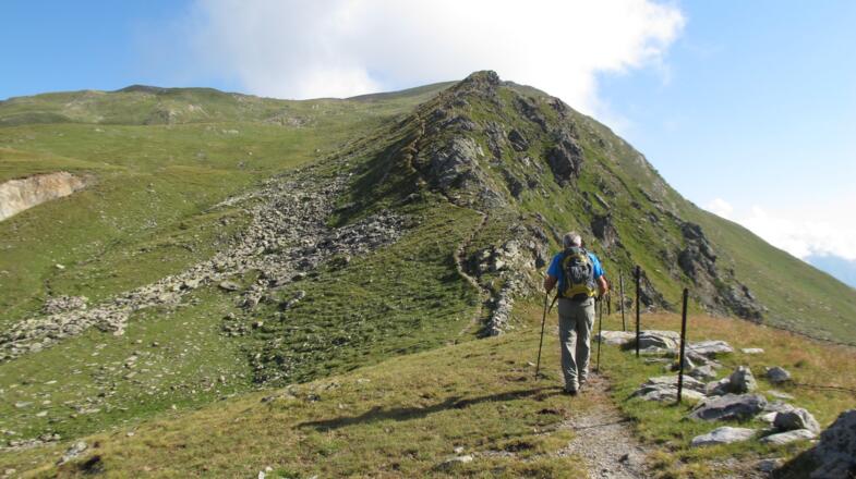 An der Ragötzllenke, Weiterweg zur Langschneid