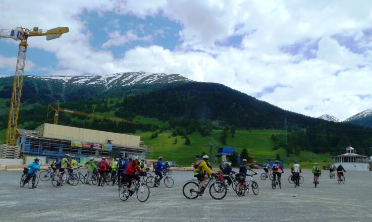 Start oberhalb Nauders