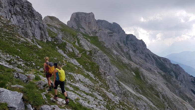 Weiterweg Richtung Gehrenspitze