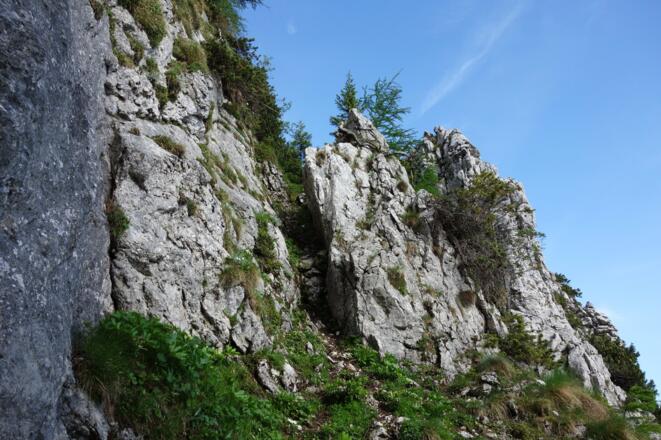 Schlucht ~1465m an den Nordwänden