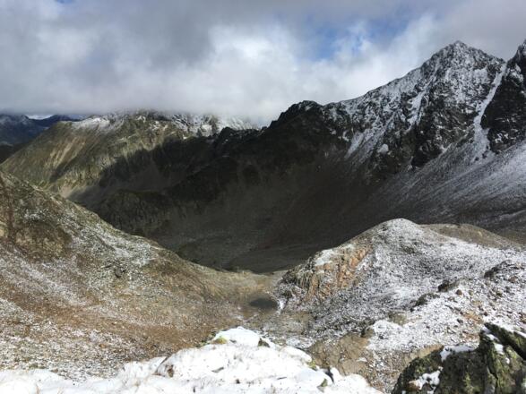 Auf dem Weg zur Finstertaler Scharte