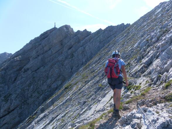 am Gipfelkamm des Persailhorns