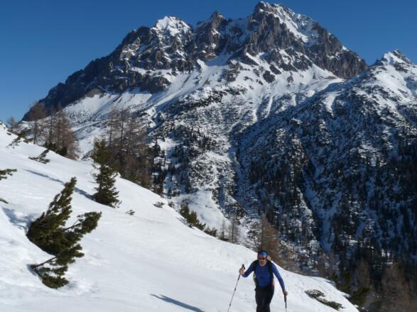 Herrlicher Blick auf den Grünstein.
