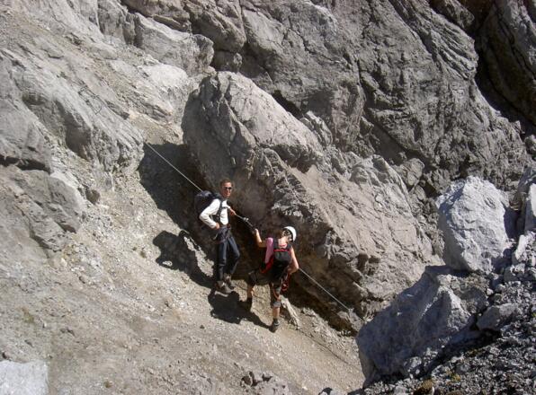 Abstieg - Steinsee Klettersteig