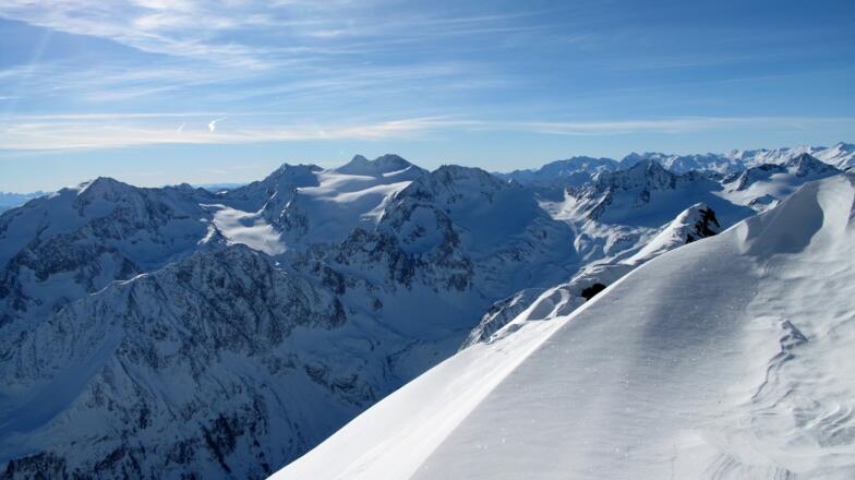 Wunderbare Ausblicke zu Zuckerhütl und Co.