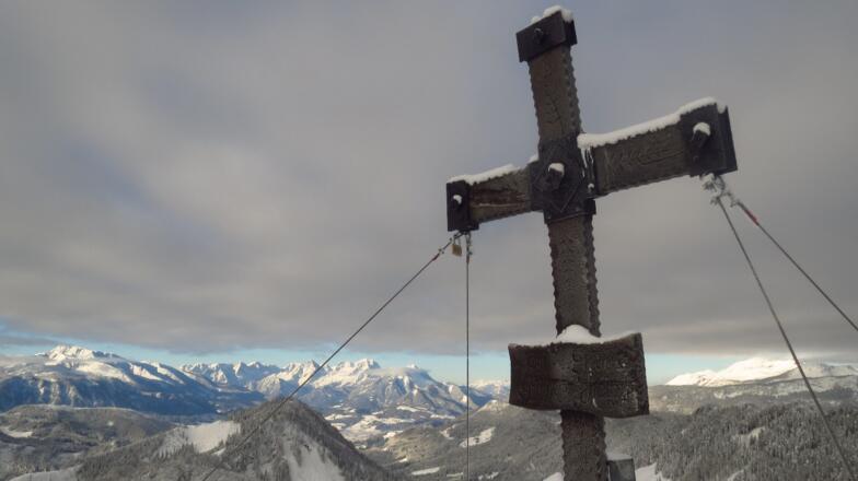 Gipfelkreuz am Wasserklotz