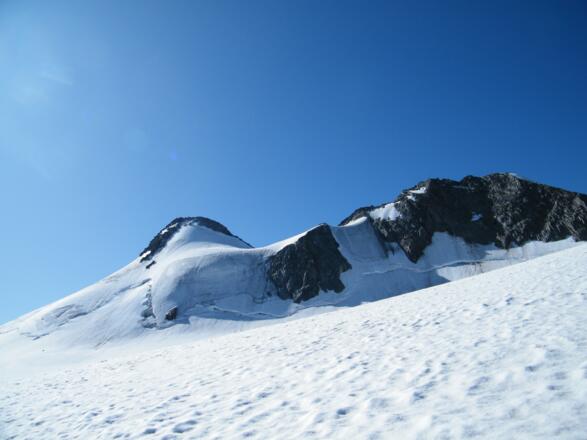Blick über den Sulzenauferner zur Zuckerhütl-Nordwand