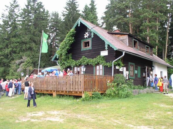 Braunberghütte - höchster Punkt des Trails