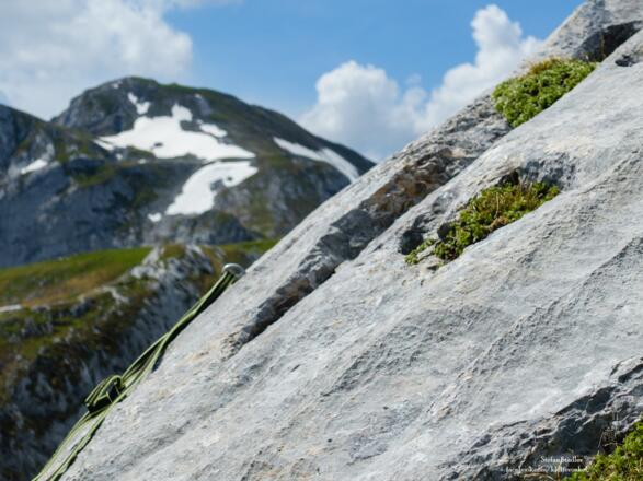 geschafft: Ausstieg der Klettertour Tauerngold