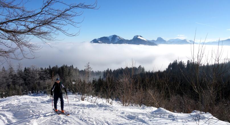 Anstieg um 1100m mit Hochsalm und Windhagkogel