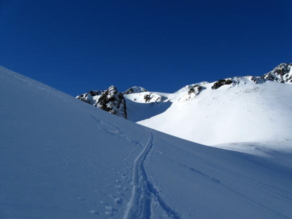 Aufstieg zunächst Richtung Walfeskar.