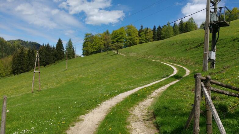 Aufwärts zum Hochbärneck
