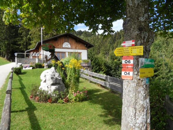 Die Glasner-Hütte.