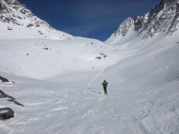 Blick zurück zum Winnebachjoch auf den Winnebachkar.