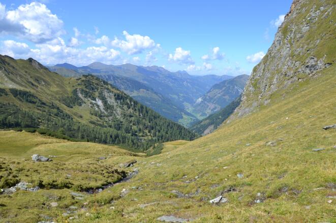 Blick vom Murtörl ins Großarltal