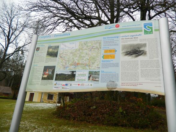 Tafel beim Rastplatz