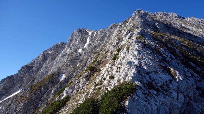 Nordgratbeginn 1830m