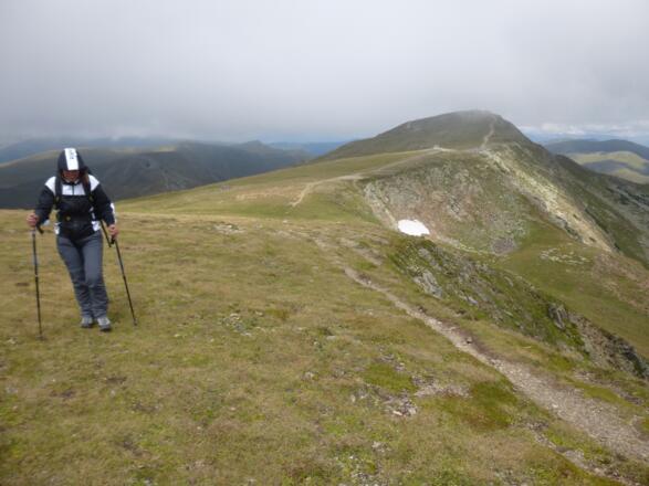 Vom Karlnock der Blick zurück zum Königstuhl.