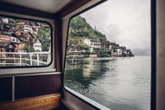 Bootsfahrt über den Hallstättersee