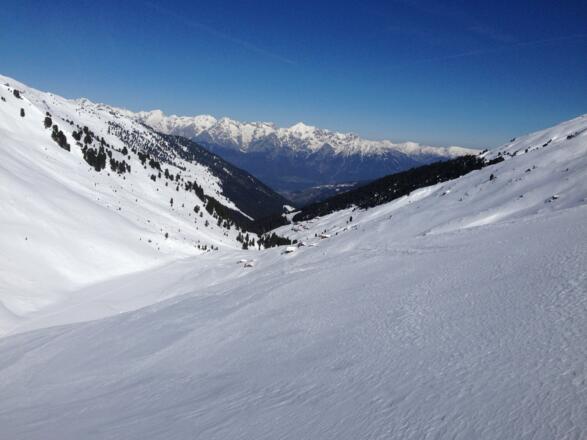 Blick zurück auf die Nordkette