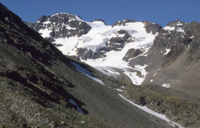 Blick von Heidelberger Scharte ins Lareintal