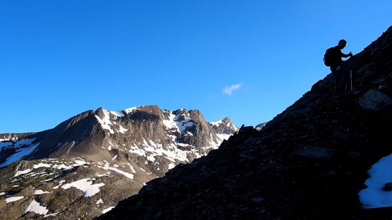 Anstieg zum Gradötzspitz um 2800m