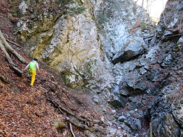 Die Klamm kann mit Kindern zu begehen, ist ...