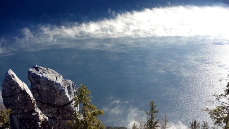 Tiefblick Traunsee