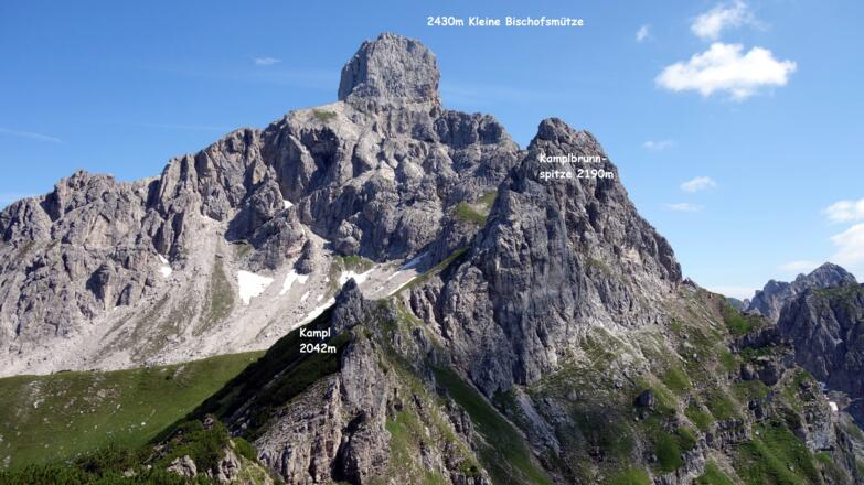 Leckkogel 2032m, Blick zum Kampl usw.