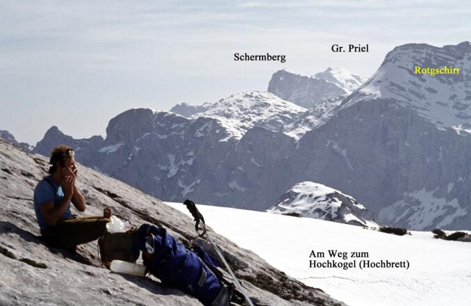 Blick vom  Hochkogel Richtung Gr. Priel