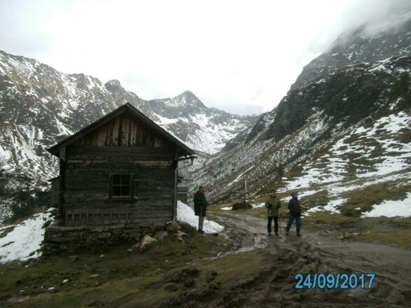 Die alte Keinprechthütte nahe der Liegnitzhöhe