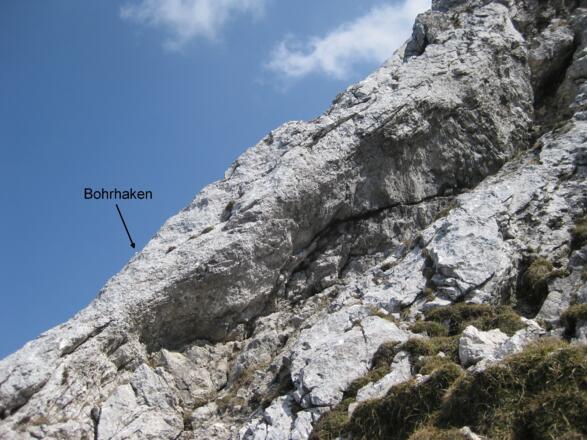 NW-Grat, Einstiegsrippe