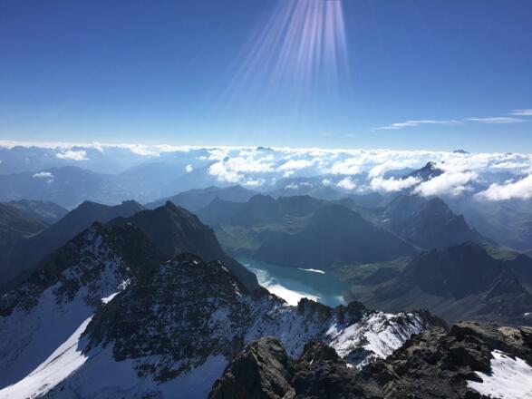 Blick zum Lünersee