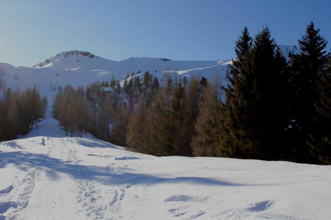 Weiterweg direkt nach der Kleinarler Hütte