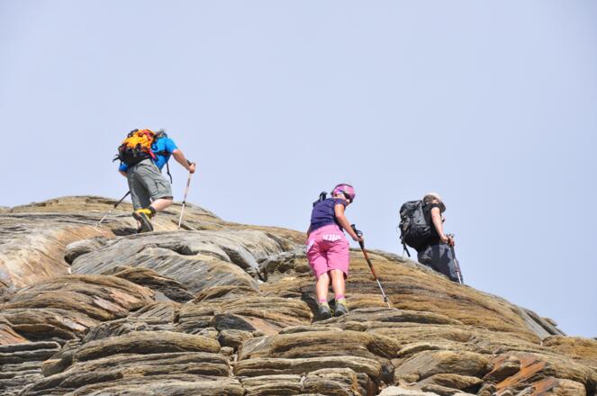 Endspurt - kurz vor dem Gipfel