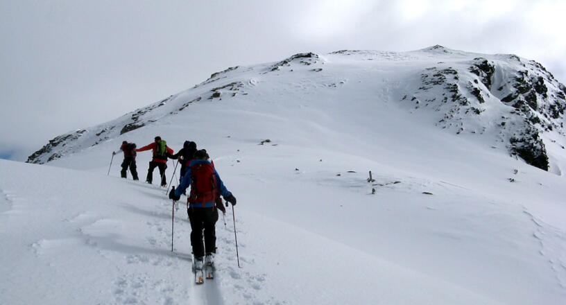 Das markante "Gipfeldach" wird erreicht!