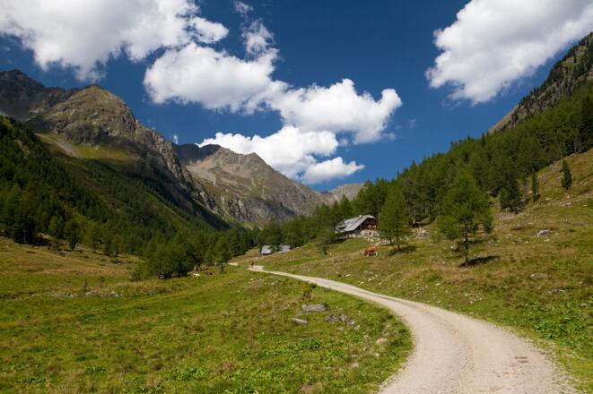 Langer Anmarsch (bei der Hinteren Lignitzalm)
